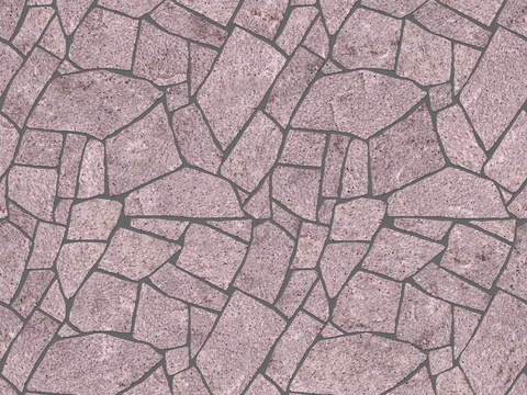 红色砂岩毛石-多边形毛石-破冰纹毛石28