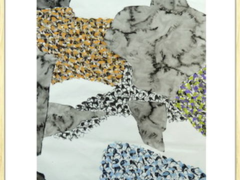  中式新中式挂画壁画水墨字画山水花鸟背景墙壁纸装饰画抽象画油画 