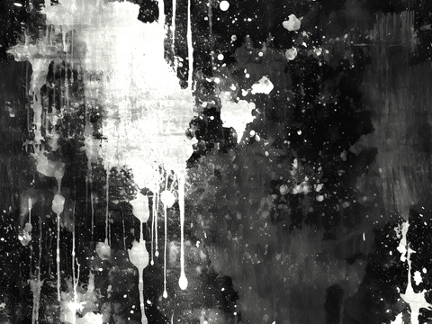  黑白遮罩通道黑白凹凸高光遮罩线条花纹纹理水泥做旧脏旧墙面 