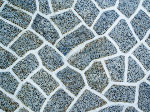 不规则多边形干垒石，自然毛石肌理58