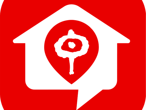  中原找房，租房找房logo 