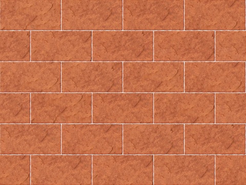 暗红色红色砂岩石板-矩形错缝-横向51