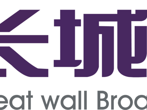 长城宽带，电信通讯logo