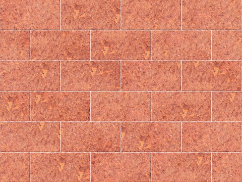 暗红色红色砂岩石板-矩形错缝-横向44