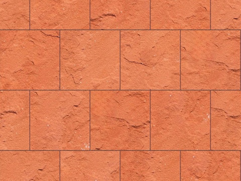 暗红色红色砂岩-方形错缝-横向22