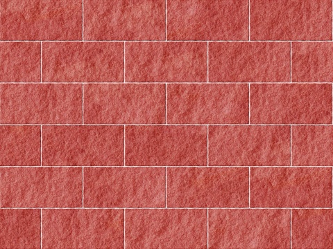 暗红色红色砂岩石板-矩形错缝-横向45