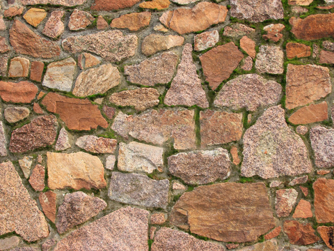 不规则多边形干垒石，自然毛石肌理35 (2)