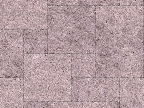  暗红色红色砂岩石板-大小错拼错缝30 