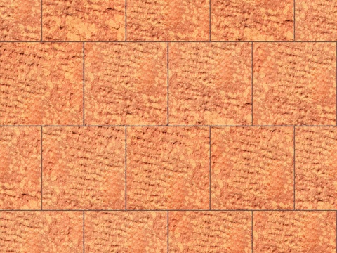 暗红色红色砂岩-方形错缝-横向23