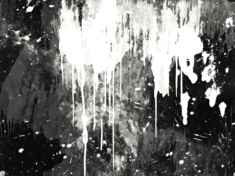  黑白遮罩通道黑白凹凸高光遮罩线条花纹纹理水泥做旧脏旧墙面 