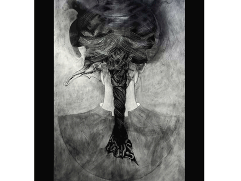  中式新中式挂画壁画水墨字画山水花鸟背景墙壁纸装饰画抽象画油画 