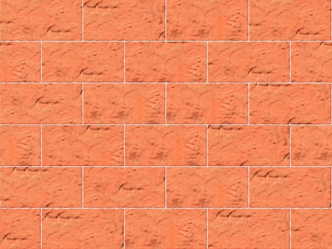 暗红色红色砂岩石板-矩形错缝-横向25