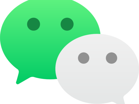 微信4，社交平台logo
