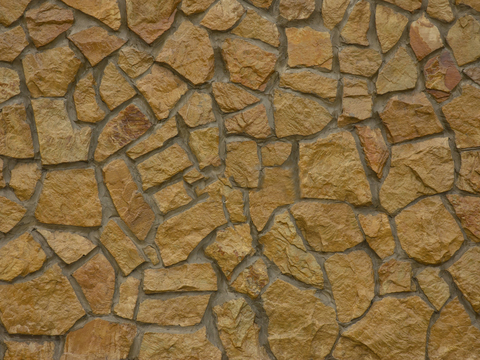 不规则多边形干垒石，自然毛石肌理29 (2)