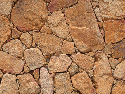  不规则多边形干垒石，自然毛石肌理107 