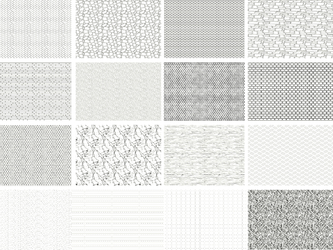  黑白遮罩通道黑白凹凸高光遮罩线条花纹纹理水泥做旧脏旧墙面 