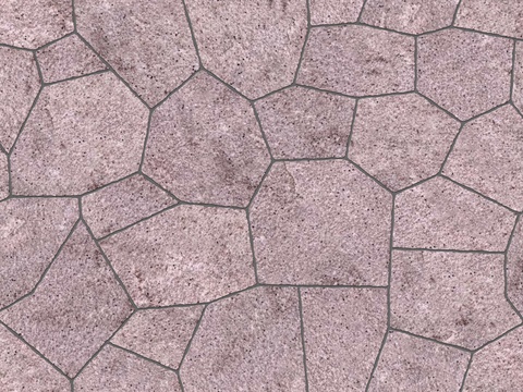  红色砂岩毛石-多边形毛石-破冰纹毛石32 