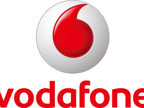 沃达丰，电信通讯logo