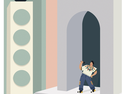  中式新中式挂画壁画水墨字画山水花鸟背景墙壁纸装饰画抽象画油画 