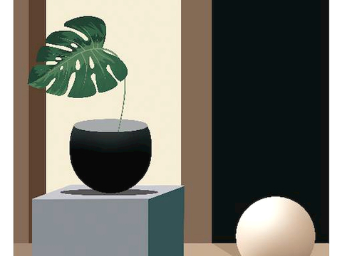 中式新中式挂画壁画水墨字画山水花鸟背景墙壁纸装饰画抽象画油画