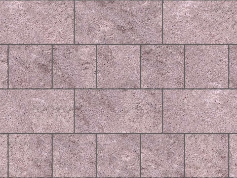 暗红色红色砂岩石板-宽窄间隔错缝31