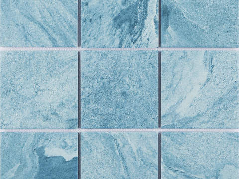 现代复古石材马赛克_天蓝色马赛克砖_蓝色方格马赛克砖_马赛克