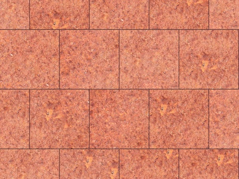 暗红色红色砂岩-方形错缝-横向35