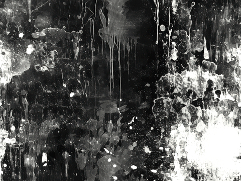  黑白遮罩通道黑白凹凸高光遮罩线条花纹纹理水泥做旧脏旧墙面 