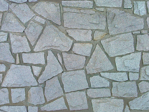不规则多边形干垒石，自然毛石肌理1 (2)