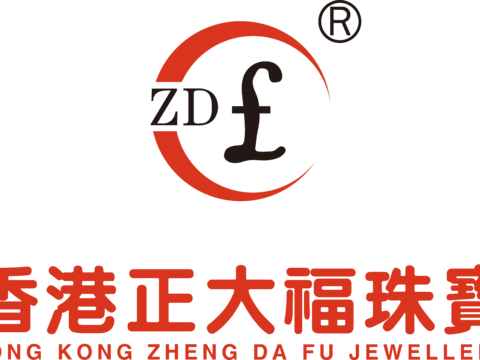 香港正大福珠宝，黄金珠宝logo