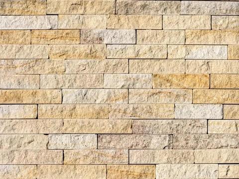 规则矩形形态干垒石，毛石墙面35