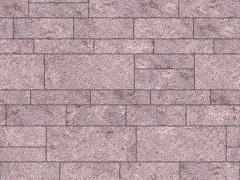  暗红色红色砂岩石板-大小错拼错缝27 