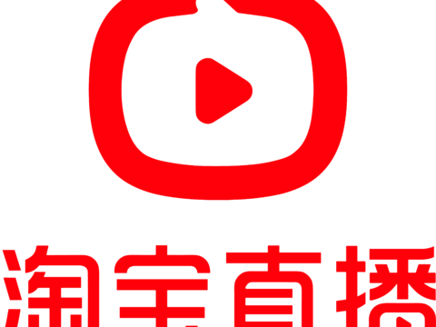  淘宝直播，电商平台logo 