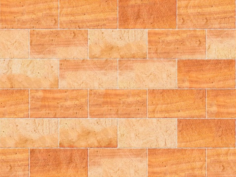 暗红色红色砂岩石板-矩形错缝-横向18