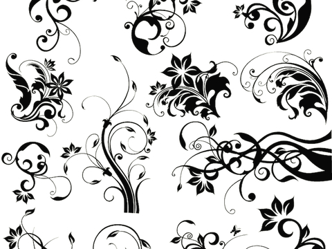  黑白遮罩通道黑白凹凸高光遮罩线条花纹纹理水泥做旧脏旧墙面 