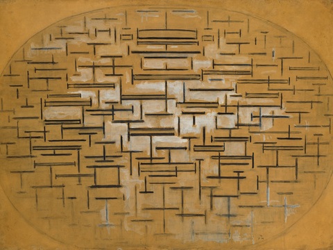  蒙德里安抽象画，风格派抽象画，装饰画15 