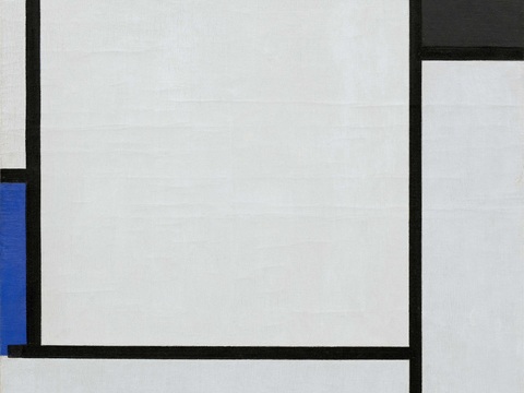 蒙德里安抽象画，风格派抽象画，装饰画37 
