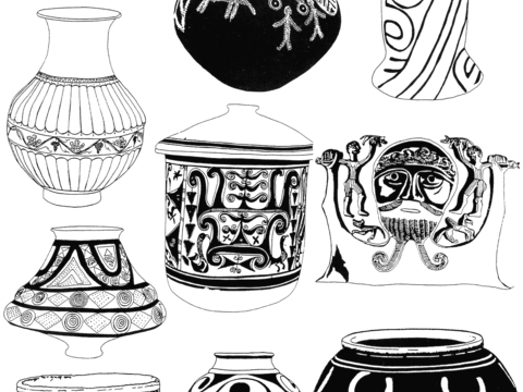  黑白遮罩通道黑白凹凸高光遮罩线条花纹纹理水泥做旧脏旧墙面 