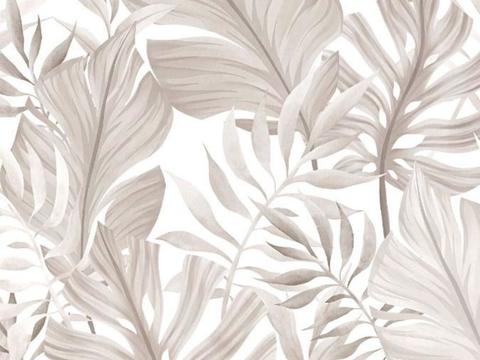 植物壁纸壁布 植物印花壁纸