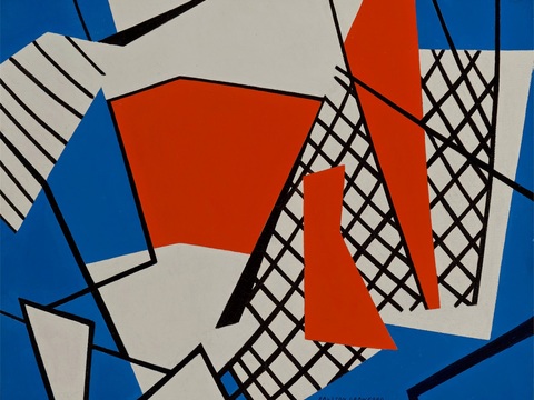  拉尔斯顿·克劳福德抽象画,抽象装饰画5 