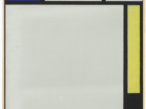  蒙德里安抽象画，风格派抽象画，装饰画57 