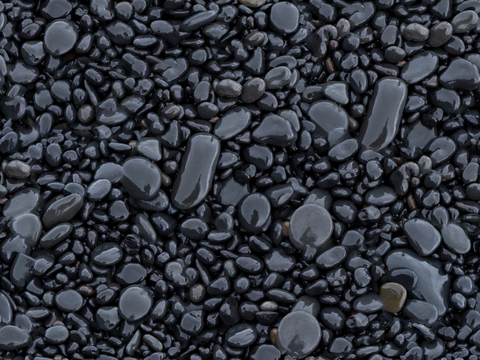 黑色鹅卵石贴图25