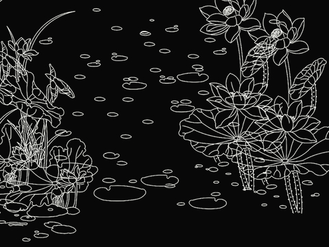  黑白遮罩通道黑白凹凸高光遮罩线条花纹纹理水泥做旧脏旧墙面 