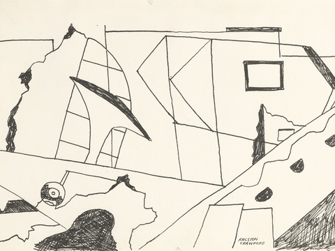  拉尔斯顿·克劳福德抽象画,抽象装饰画26 