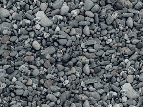 黑色鹅卵石贴图2