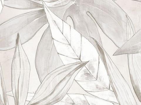 植物壁纸壁布 植物印花壁纸