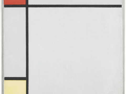  蒙德里安抽象画，风格派抽象画，装饰画63 