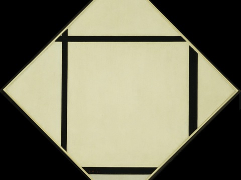  蒙德里安抽象画，风格派抽象画，装饰画29 