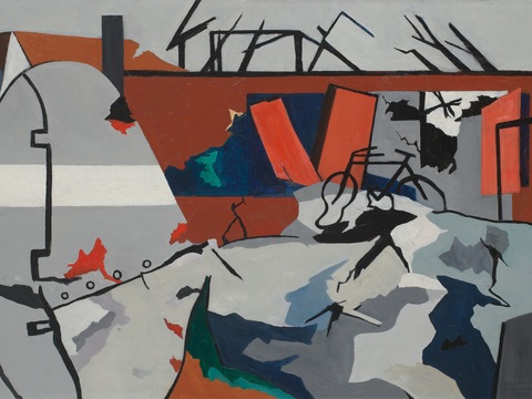  拉尔斯顿·克劳福德抽象画,抽象装饰画14 