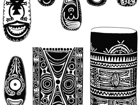  黑白遮罩通道黑白凹凸高光遮罩线条花纹纹理水泥做旧脏旧墙面 